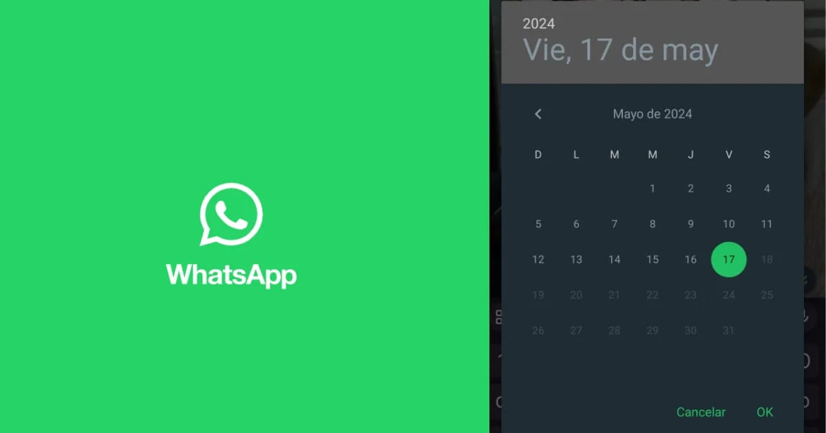 WhatsApp: How to search messages by date