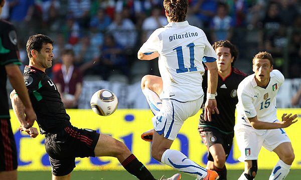 Partido amistoso entre México e Italia previo al Mundial de Suáfrica de 2010. Foto: AP 162