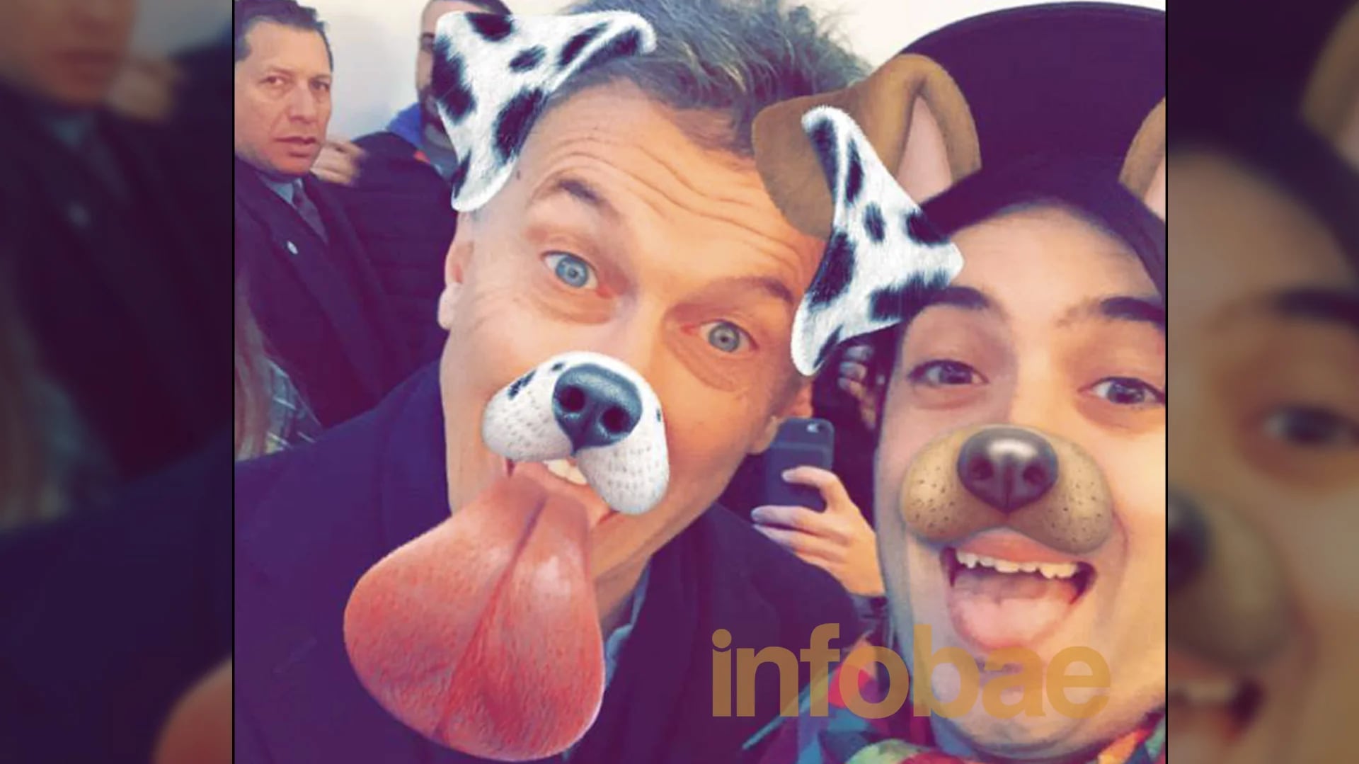 Mauricio Macri se le animó a los filtros de Snapchat