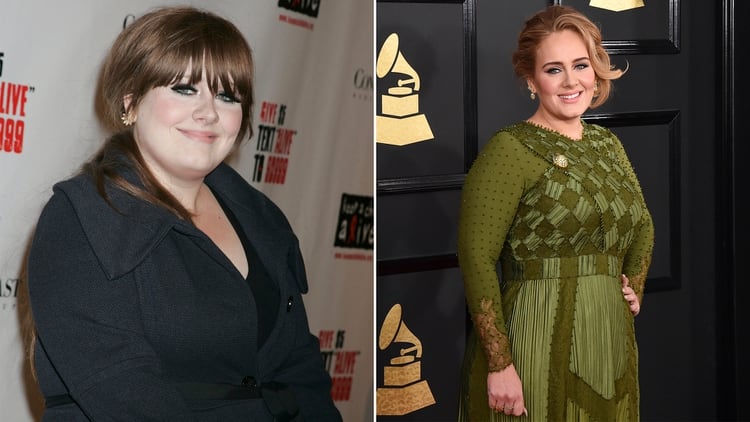 El antes y después de Adele