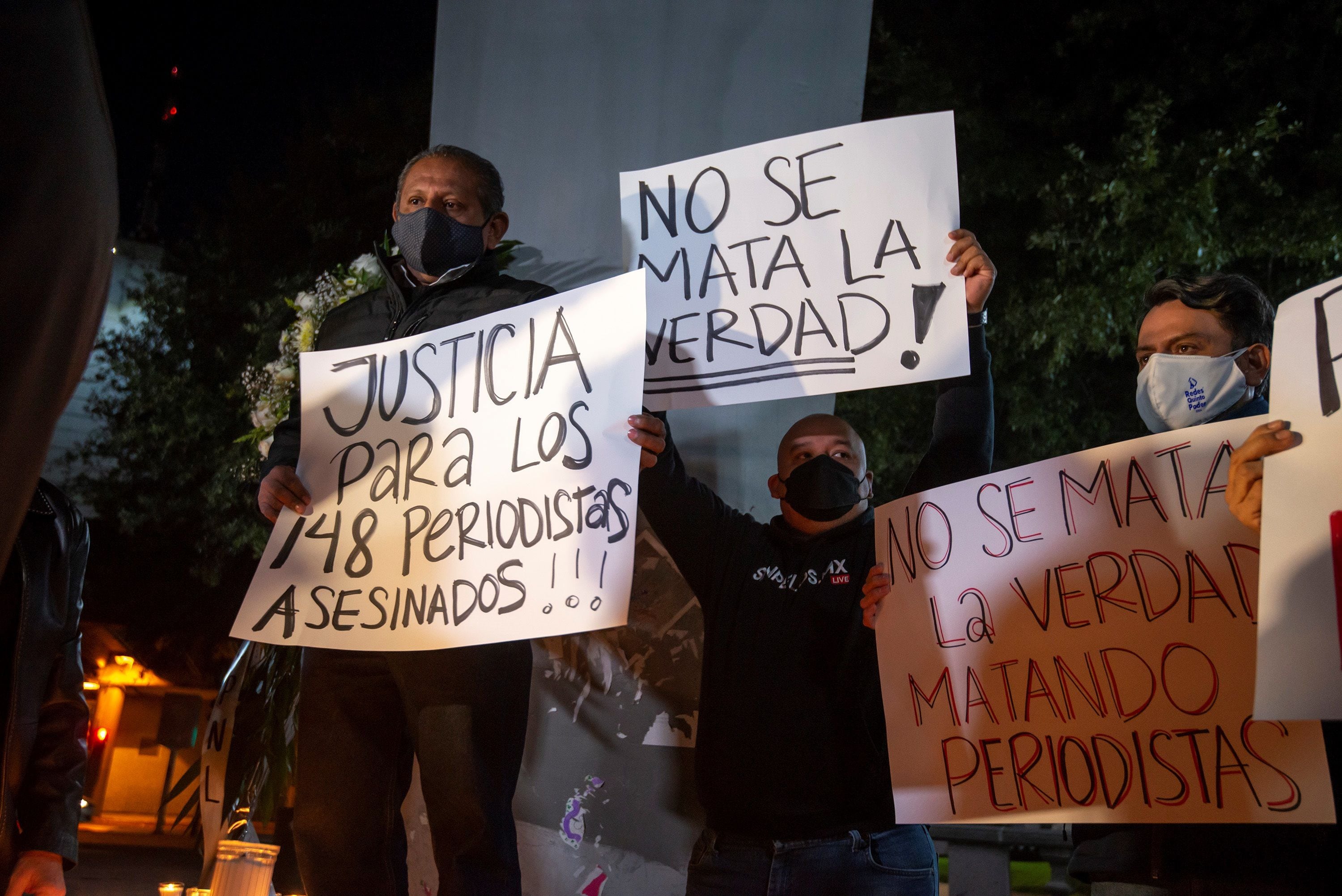 Desde que AMLO asumió el poder, 37 periodistas han sido asesinados en México (Foto: EFE)
