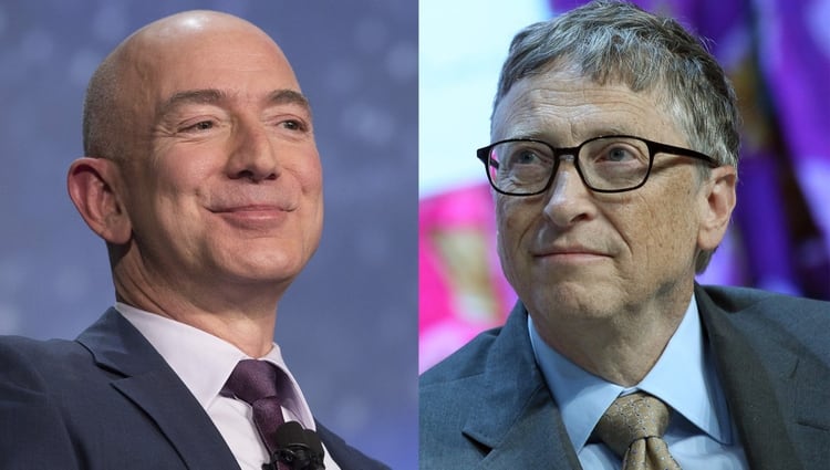Jeff Bezos and Bill Gates Photographer: Bloomberg/Bloomberg