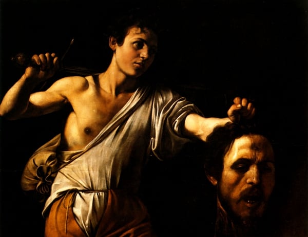 “David con la cabeza de Goliat”, de Caravaggio
