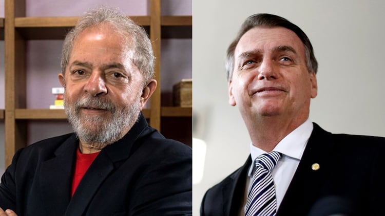 Lula da Silva y Jair Bolsonaro
