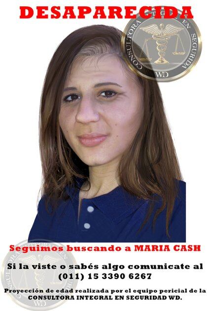 Así se vería hoy el rostro de María Cash: la nueva actualización forense a  más de nueve años de su desaparición - Infobae