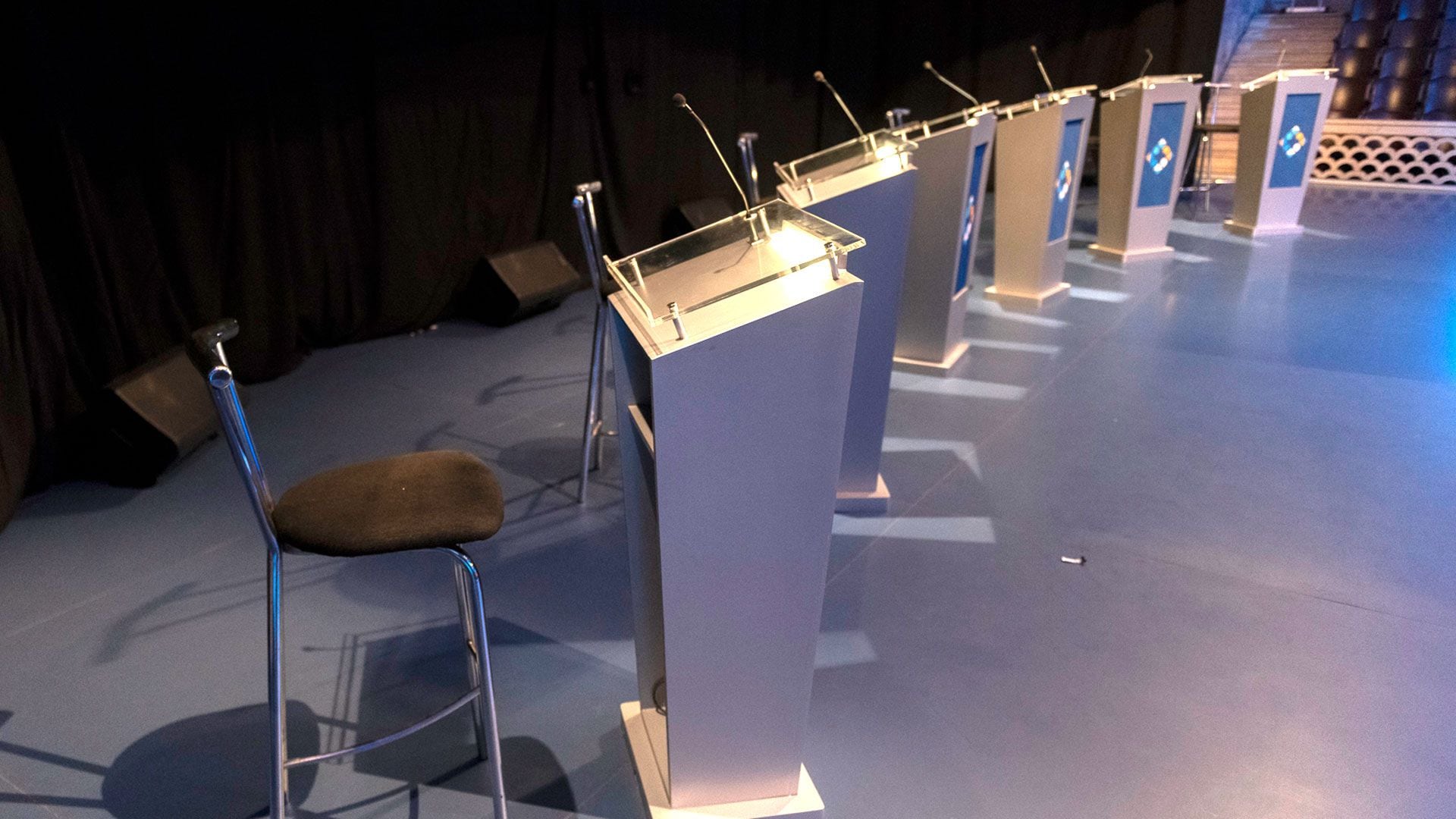 Los candidatos que no participen del debate presidencial recibirán sanciones (Adrián Escándar)