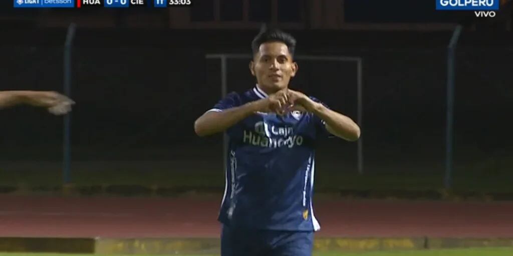 Kevin Sandoval y su descomunal gol de tiro libre en Cienciano vs. Sport Huancayo por Liga 1 2022