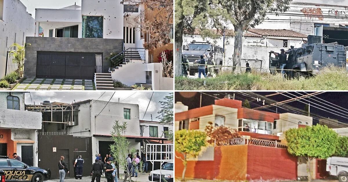 Mapa de las casas de seguridad del CJNG en Guadalajara: fincas del horror a  la vista de todos - Infobae