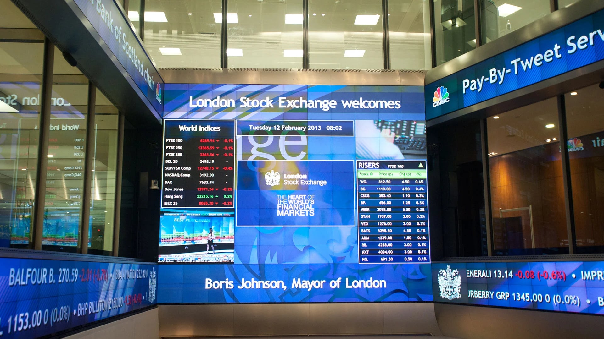 Los bancos británicos fueron los más afectados en la sesión de la Bolsa de Londres (Shutterstock)