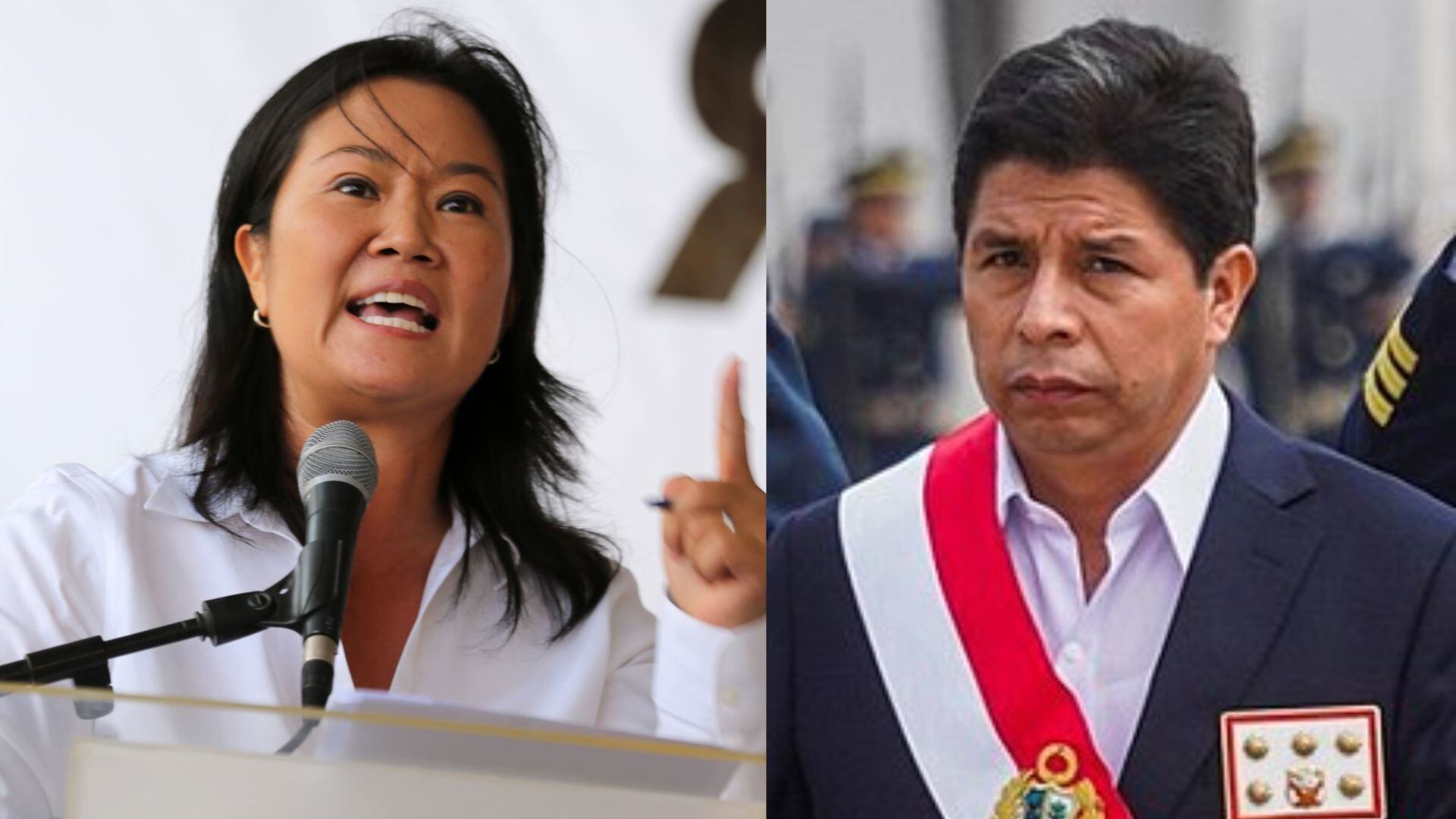 Keiko Fujimori llamó "mentiroso" a Pedro Castillo por no cumplir sus promesas de campaña. (Infobae Perú).