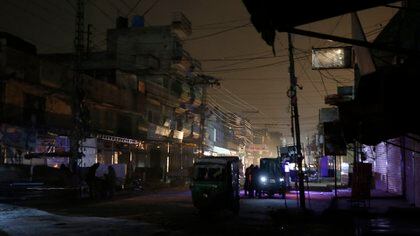 El apagón en Rawalpindi (AP)