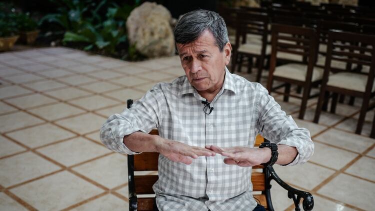 Pablo Beltrán, jefe negociador del ELN en La Habana (AFP)