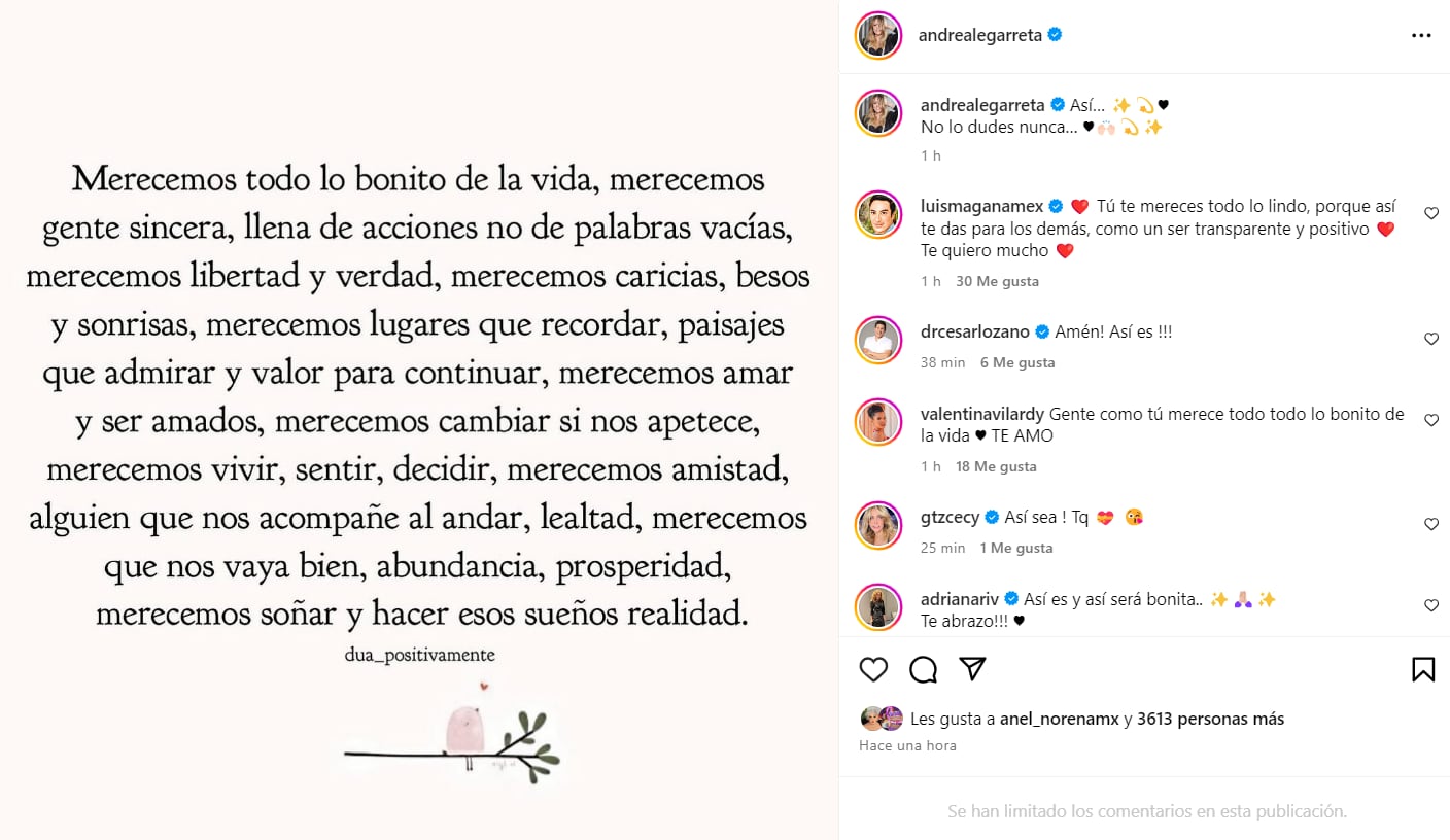 (Instagram: @andrealegarreta)