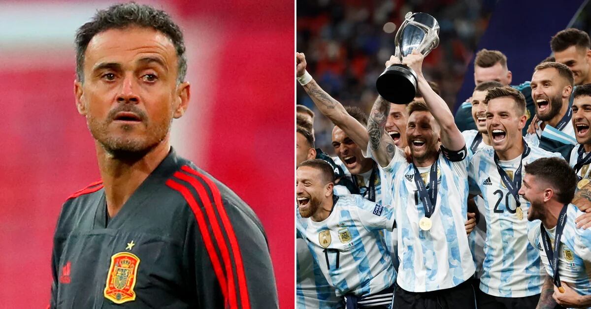 A polêmica declaração de Luis Enrique sobre o título da seleção argentina: “Não vamos enlouquecer porque ele venceu a Itália”
