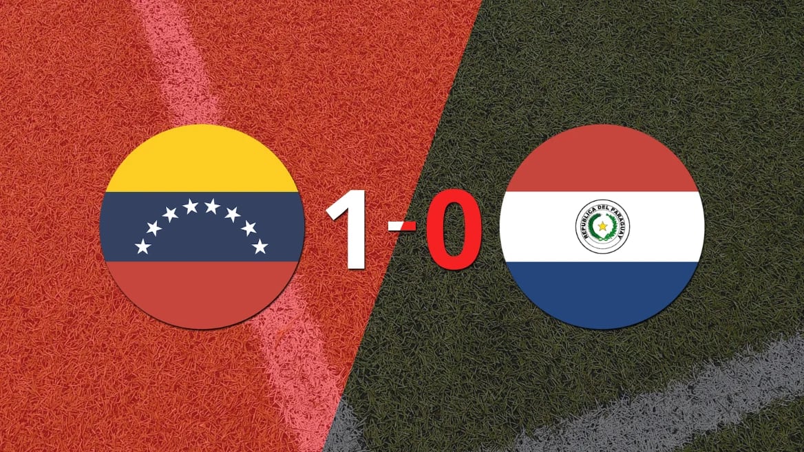 Venezuela venció por la mínima a Paraguay