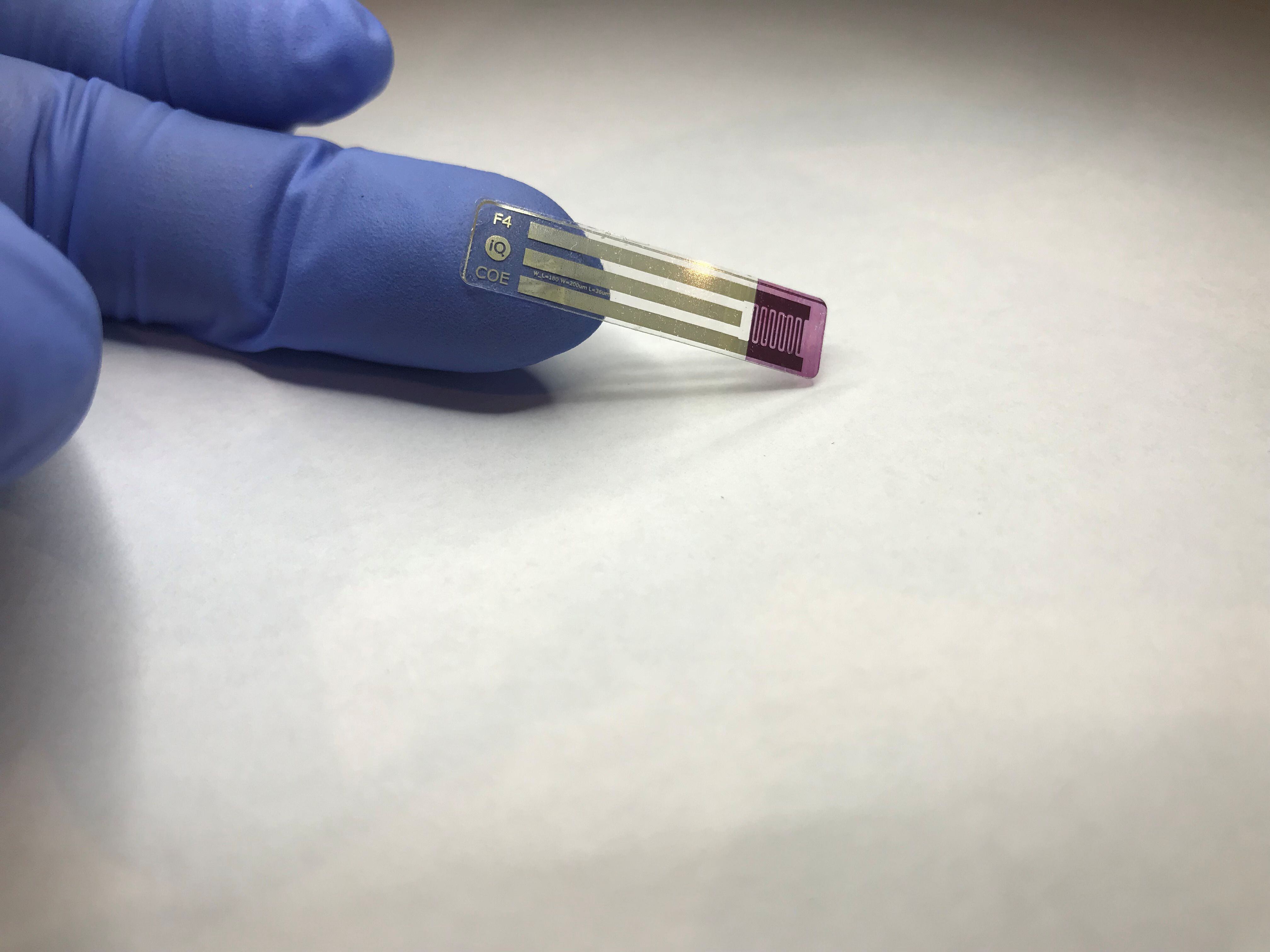 Una tira de prueba de saliva imprimible y no invasiva para diabéticos fue creada por la Universidad de Newcastle en Australia (Foto: University of Newcastle / Handout via REUTERS)