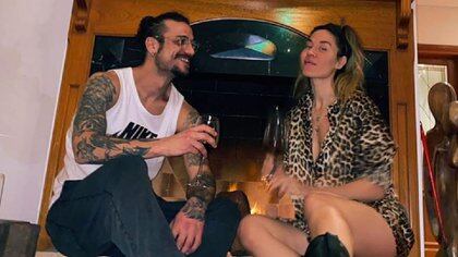 Tiempos felices: Daniel Osvaldo y Jimena Barón, cuando la cuarentena los unió