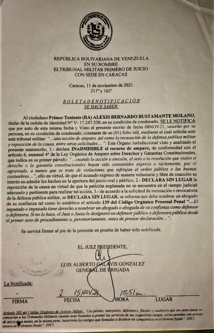 Venezuela - Barraez Note - Fundaredes