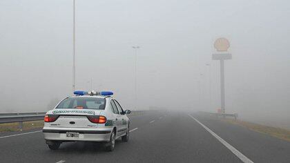 Autopista Ezeiza-Cañuelas, cerca del lugar donde hallaron el cadáver (Télam) 