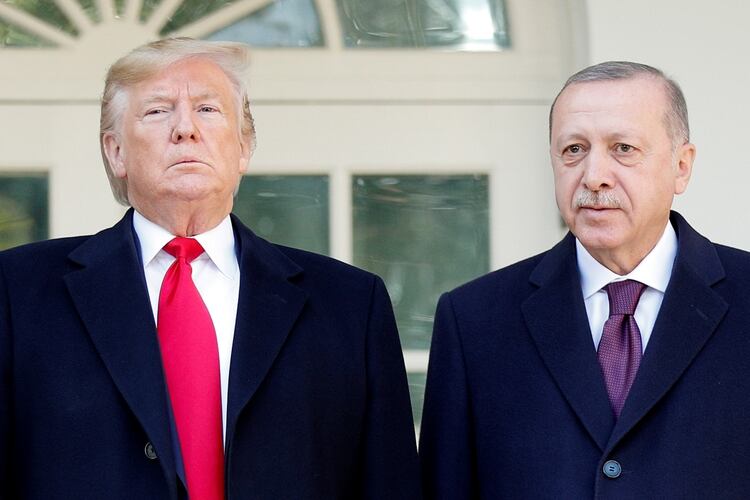 Trump estuvo reunido con Recep Erdogan en la Casa Blanca (Reuters)