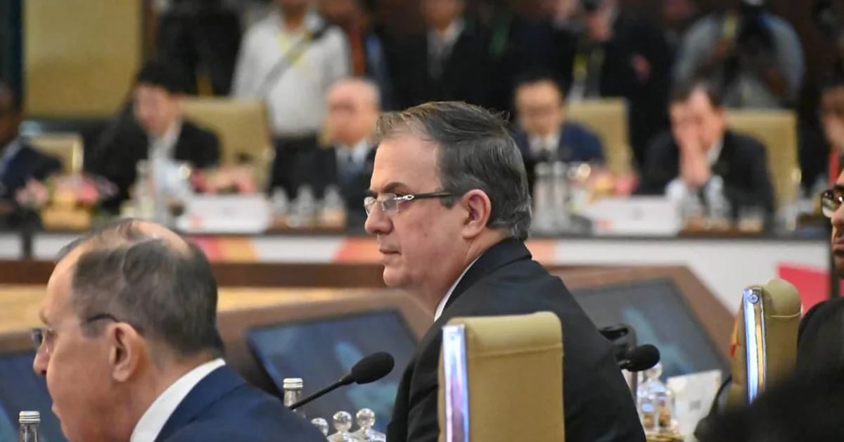 Marcelo Ebrard urged G20 foreign ministers to end international arms and fentanyl trafficking