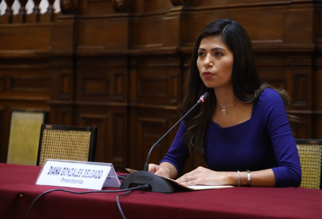 Congresista peruana Diana Gonzales, de Avanza País.