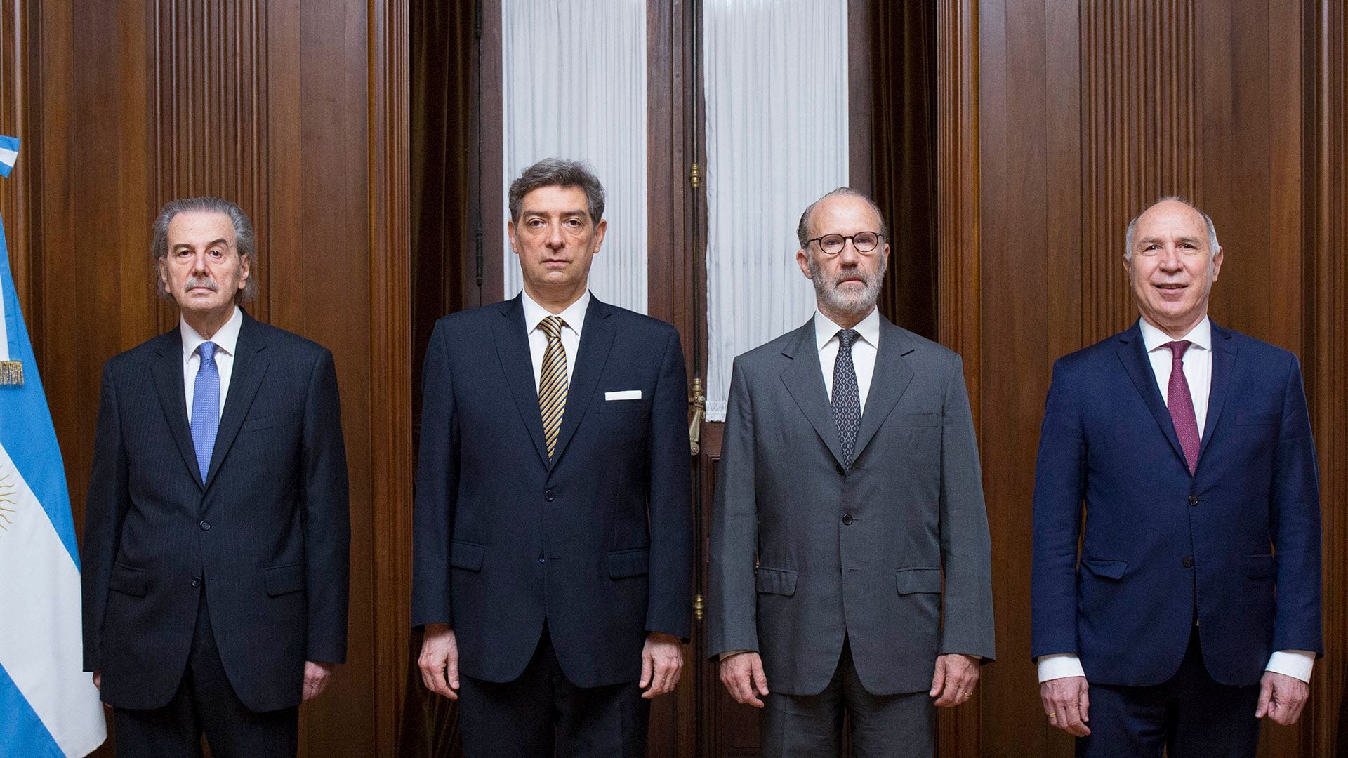 Horacio Rosatti, Carlos Rosenkrantz, Juan Carlos Maqueda y Ricardo Lorenzetti, los actuales integrantes de la Corte Suprema