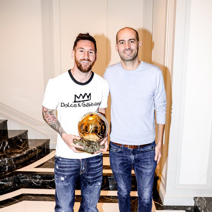 Lionel Messi y Florent Torchut