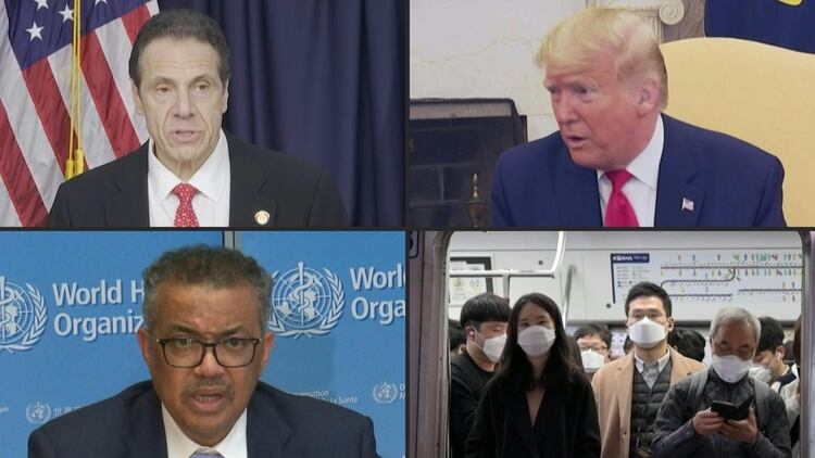 El gobierno de Estados Unidos busca con farmacéuticas una solución a la epidemia del nuevo coronavirus que enfrenta el mundo, mientras aumentan los casos en el país norteamericano y otras naciones.