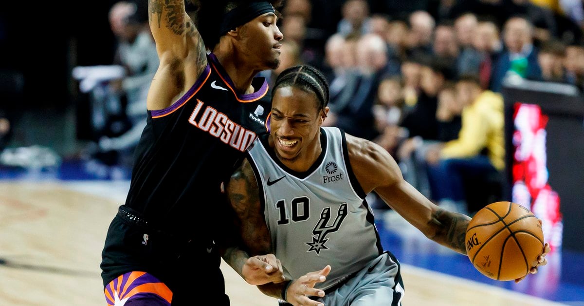 103-91.  DeRozan leads Spurs, who stop losing streak at home