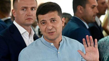 El presidente ucraniano Volodimir Zwlensky (AFP)