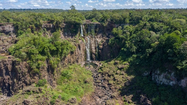 Desde el 2006 que no se registraba una sequía de tal magnitud en las cataratas del Iguazú