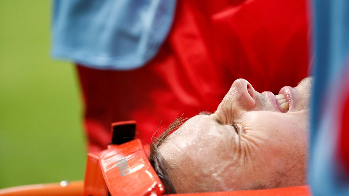 Fractura de dos costillas y perforación de pulmón: la lesión que sacó a un futbolista de Dinamarca del Mundial de Rusia