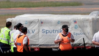 Vacunas Sputnik V en Argentina
