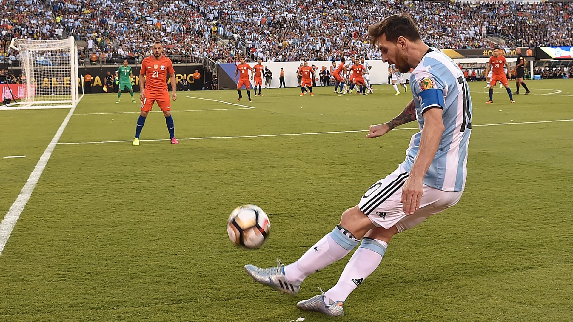 Lionel Messi fue una de las figuras del partido (AFP)