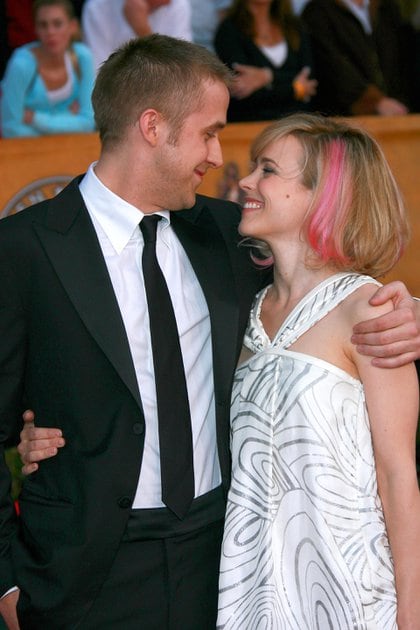McAdams y Gosling se mostraban felices (Shutterstock)