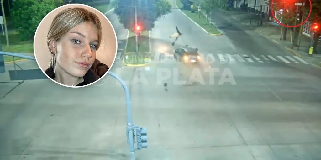 Pidieron la detención de la influencer que cruzó el semáforo en rojo y mató a un motociclista en La Plata 