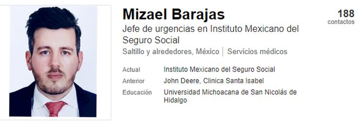 Mizael Barajas fue despedido (Foto: Captura/ Linkedin)