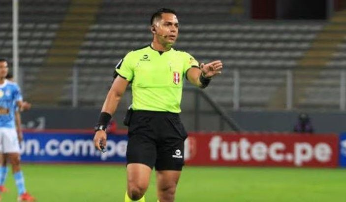 Bruno Pérez will be the referee of the FBC Melgar vs Cantolao (Liga 1).