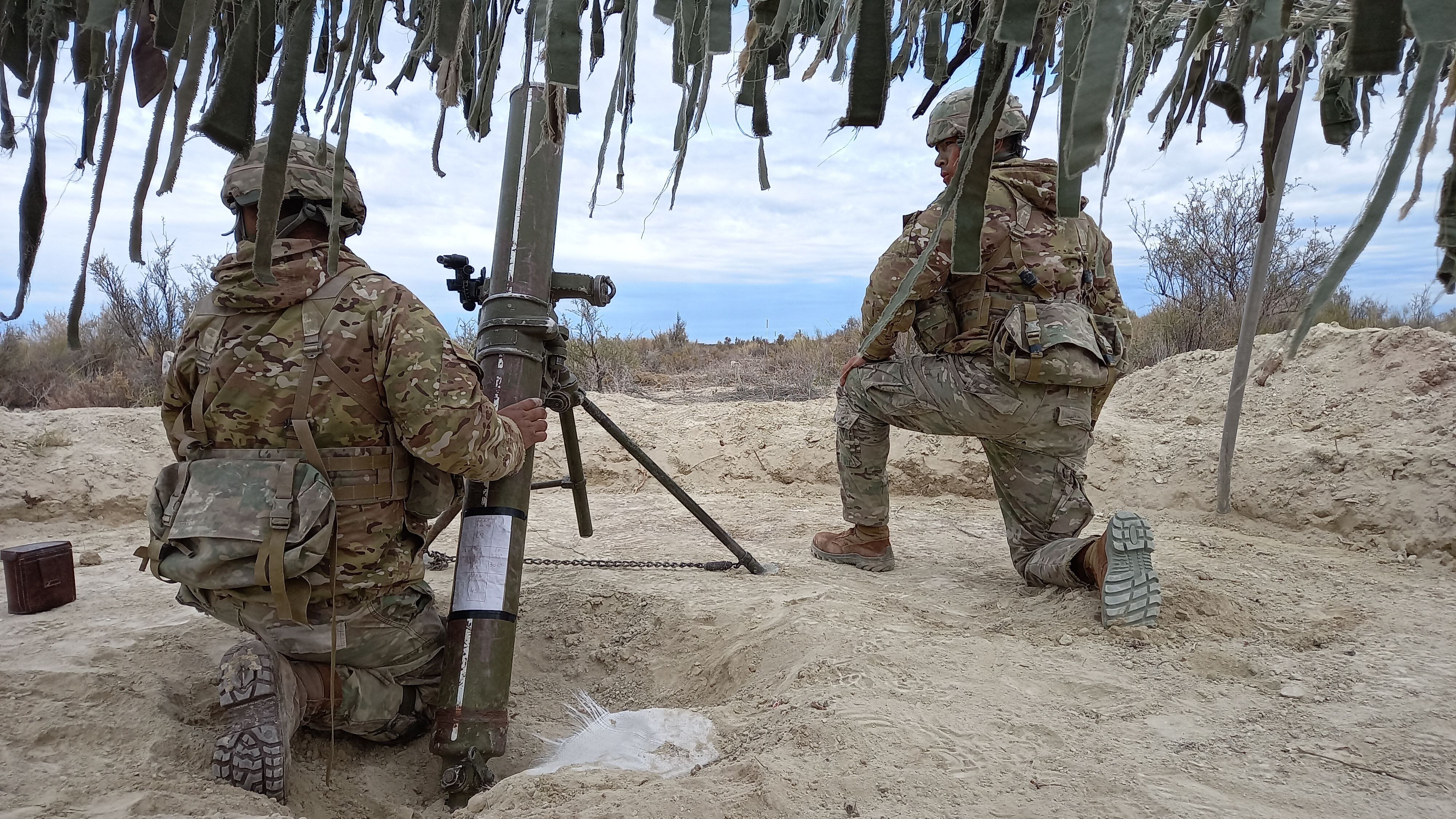 Miembros del Ejército realizan la duodécima edición del Ejercicio Escuela de Fuego en San Luis