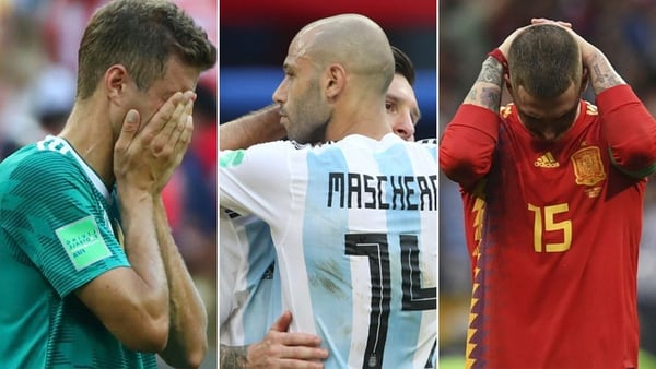 Alemania, Argentina y España, los equipos con más posesión, se despidieron rápido del Mundial