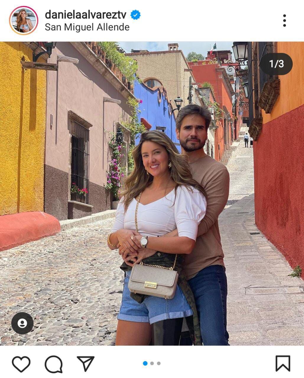 Daniel Arenas continúa en una relación con la presentadora Daniela Álvarez, pero sus publicaciones en redes sociales juntos han sido un misterio - crédito @danielaalvareztv/Instagram