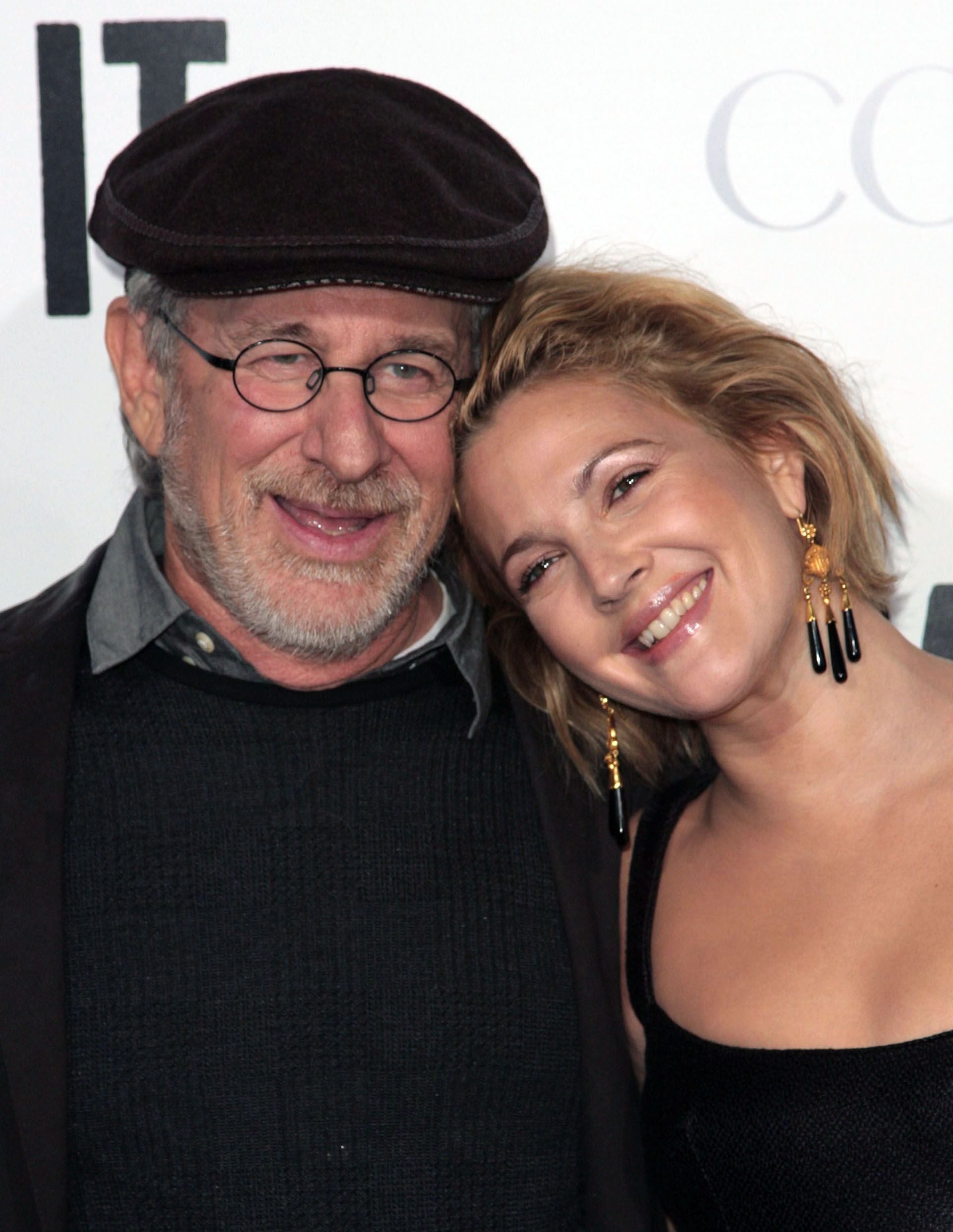 Drew Barrymore con Steven Spielberg