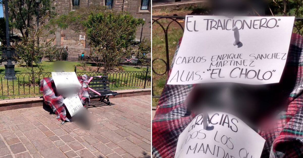 Report of the execution of “Cholo”, presumably led by the Card New Plaza that was left unveiled by the CJNG
