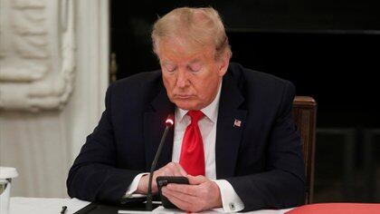 El presidente de los Estados Unidos y candidato del partido republicano, Donald Trump. Foto: REUTERS/Leah Millis    