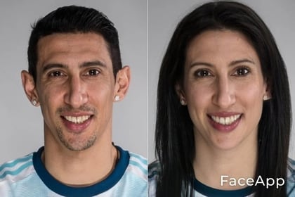 Angel Di María, jugador de la selección argentina