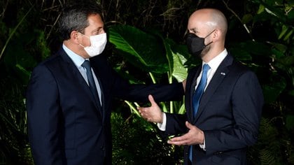 Sergio Massa and Juan Gonzalez, Biden's envoy
