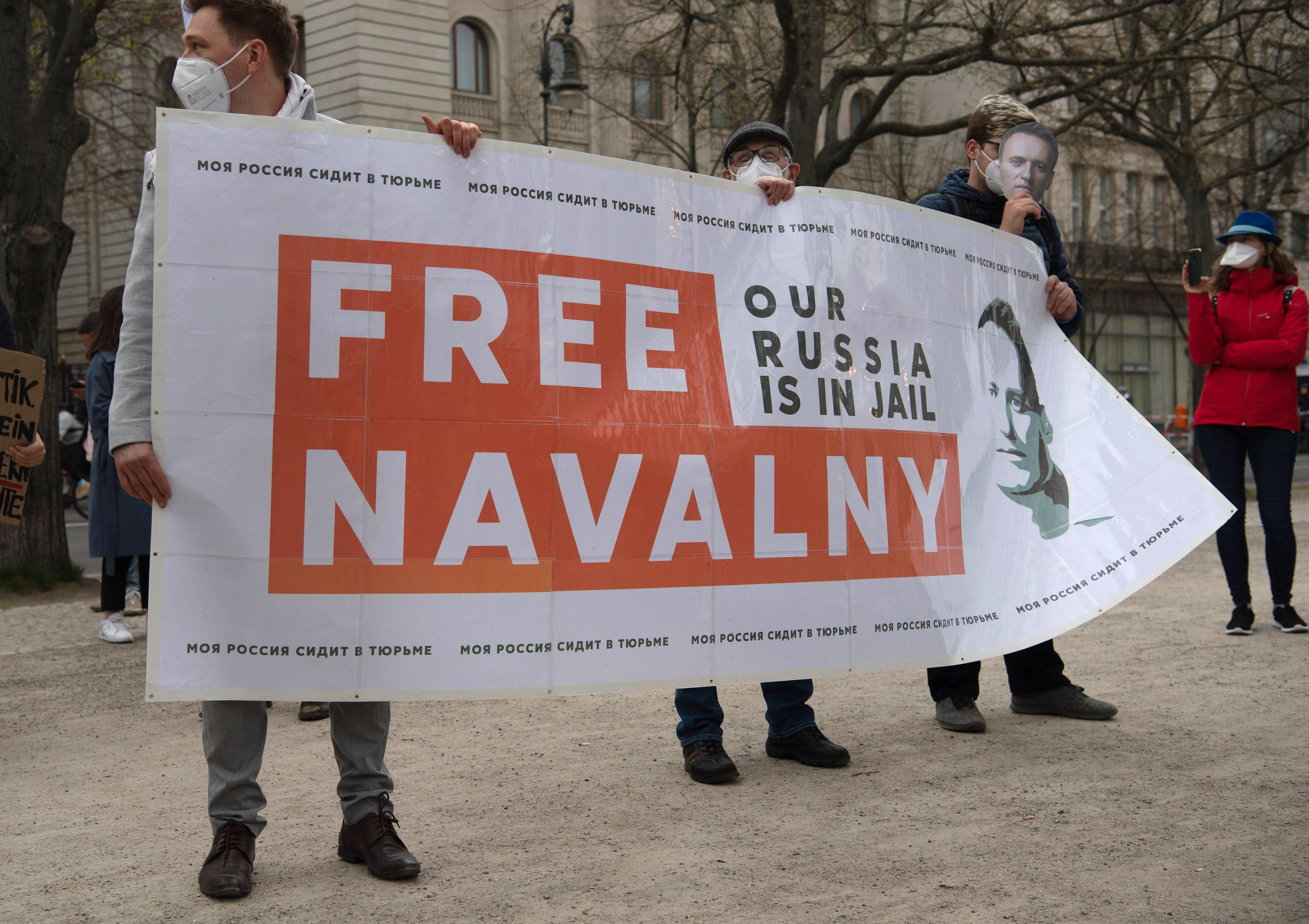 Una protesta contra la detención de Navalny (Europa Press)
