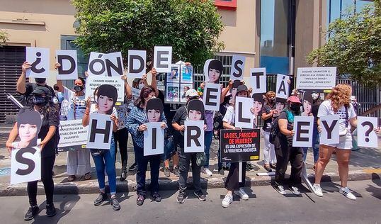 Los colectivos feministas se han unido para exigir justicia por Shirley Villanueva. Foto: Flora Tristán
