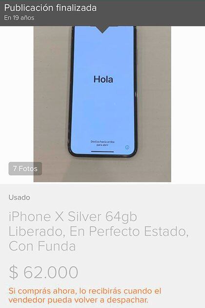 La publicación del iPhone a 62 mil pesos, ahora finalizada